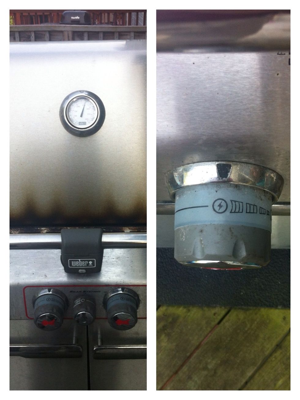 Preheat the grill on the highest temperature setting for about 10 minutes (to roughly 500\u00b0F).