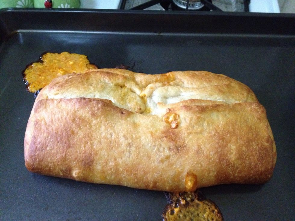 Preheat the oven at 350 and bake for 20 mins!