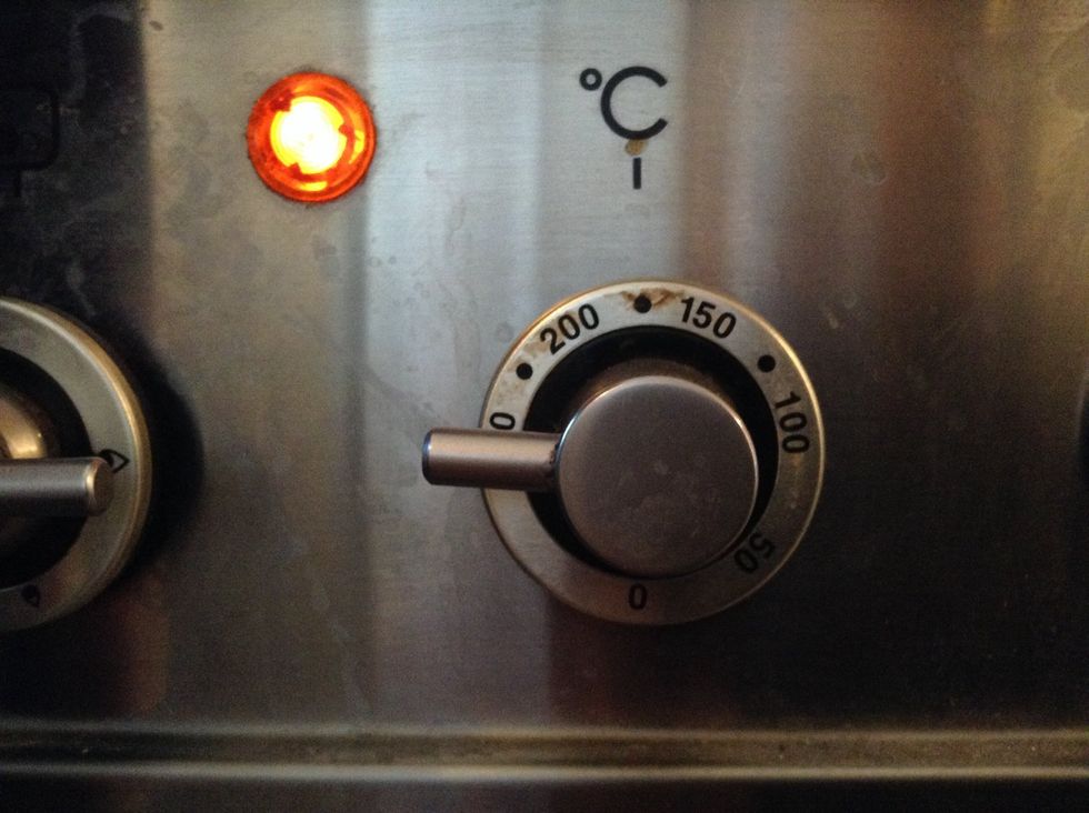 Preheat the oven to 170 degrees C