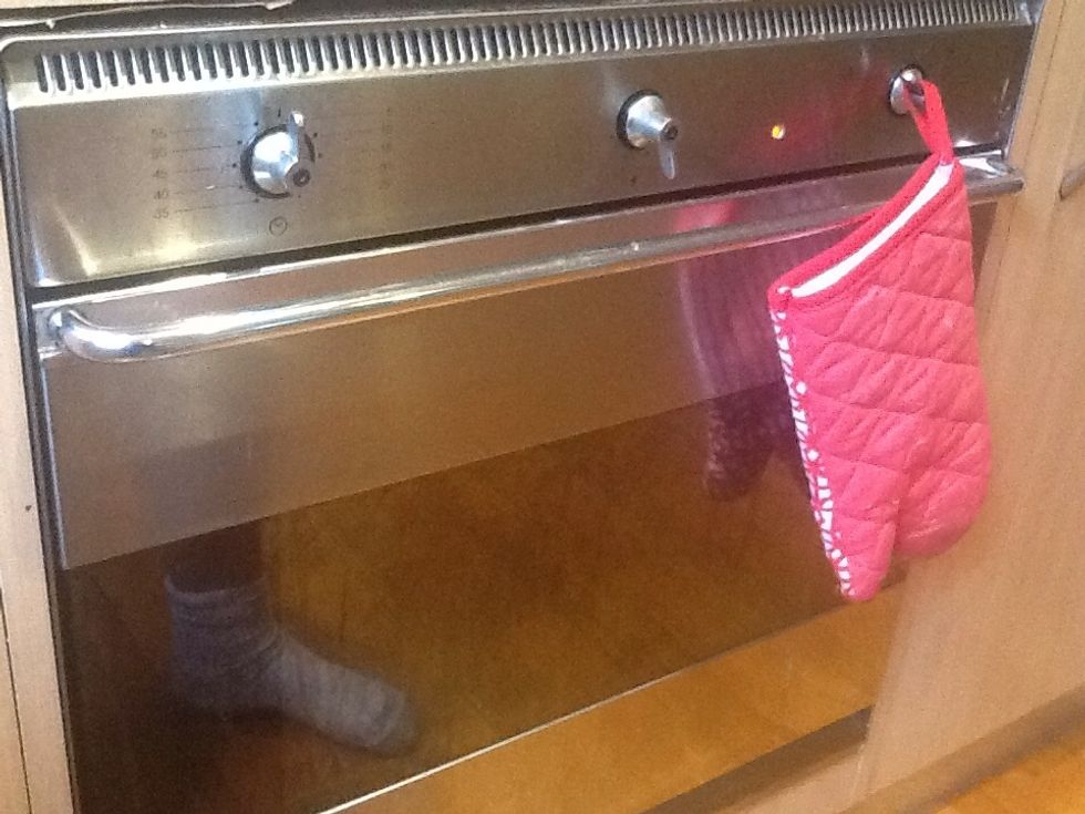 Preheat the oven to 180 degrees Celsius