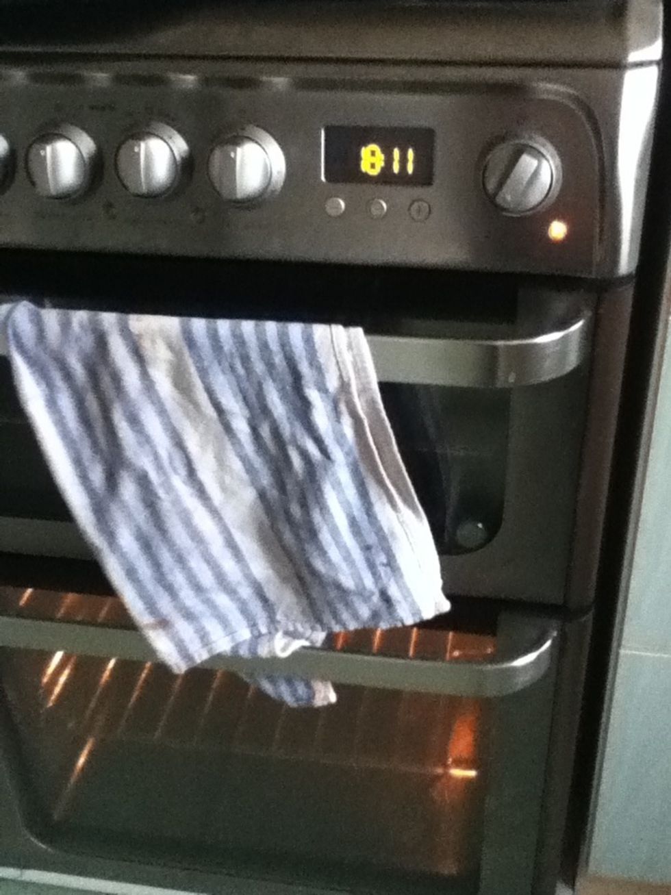 Preheat the oven to 180 degrees centigrade or 160 for a fan oven.