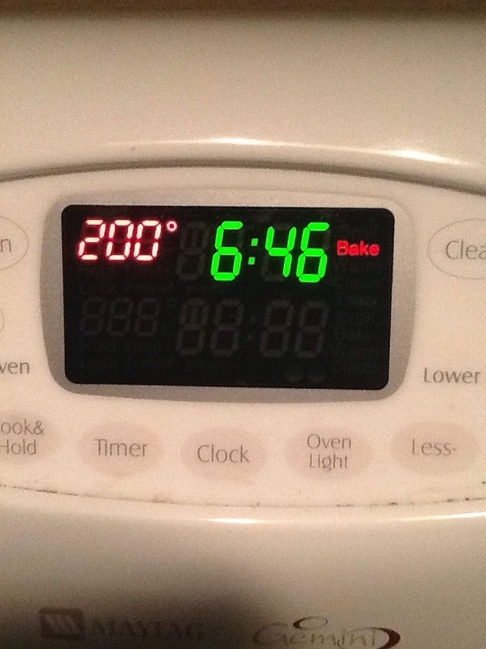 Preheat the oven to 200 F.
