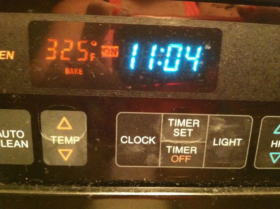 Preheat the oven to 325 degrees F