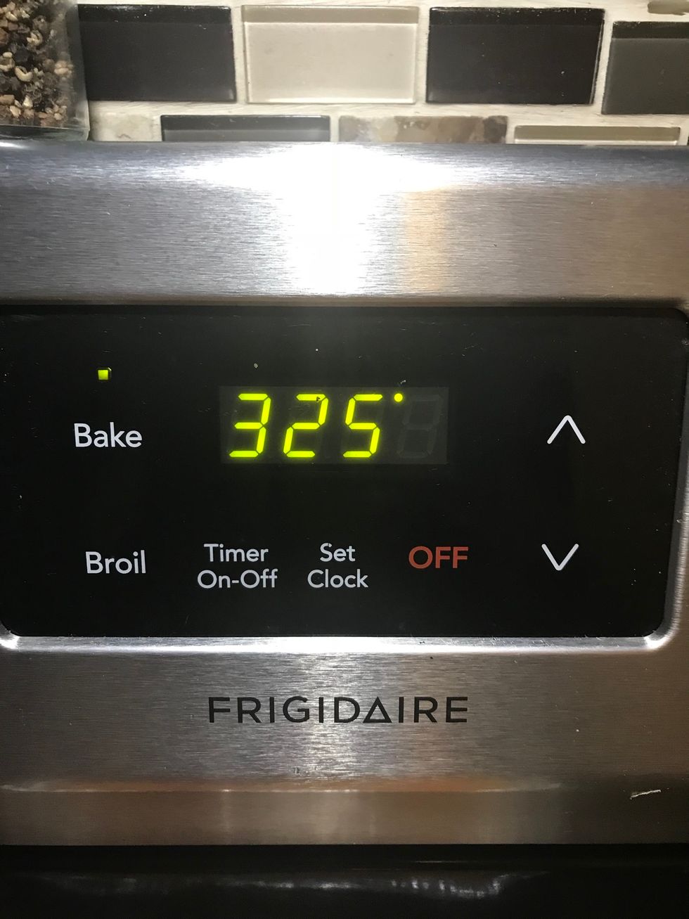 Preheat the oven to 325 F.