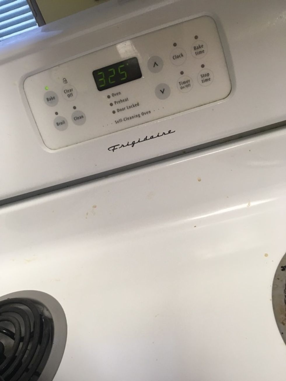Preheat the oven to 325\u00b0F
