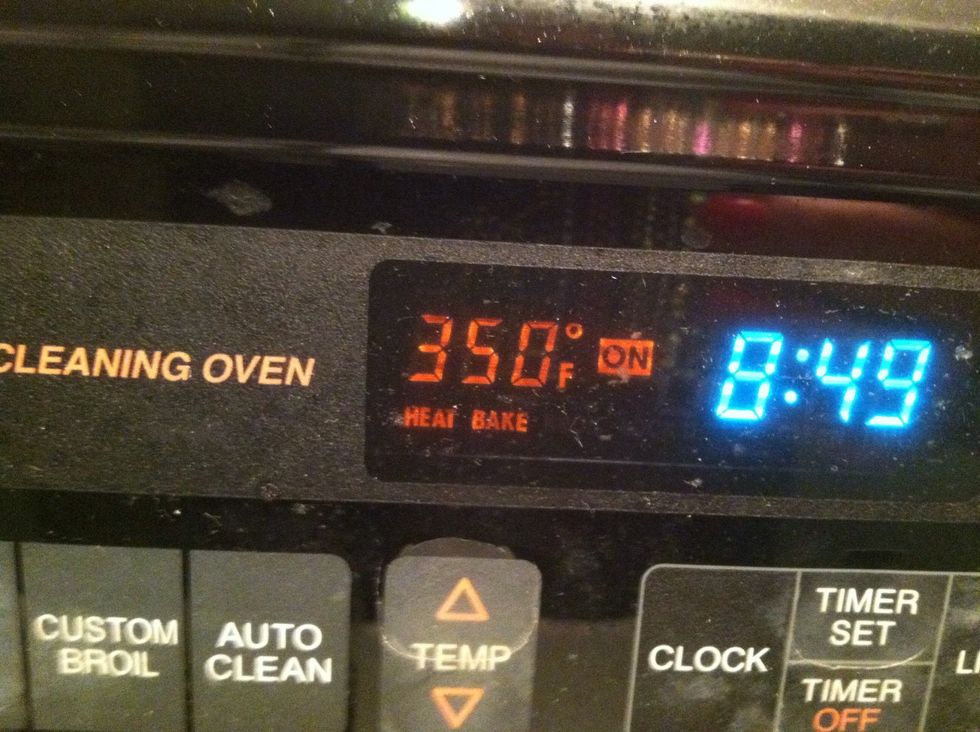 Preheat the oven to 350 degrees F