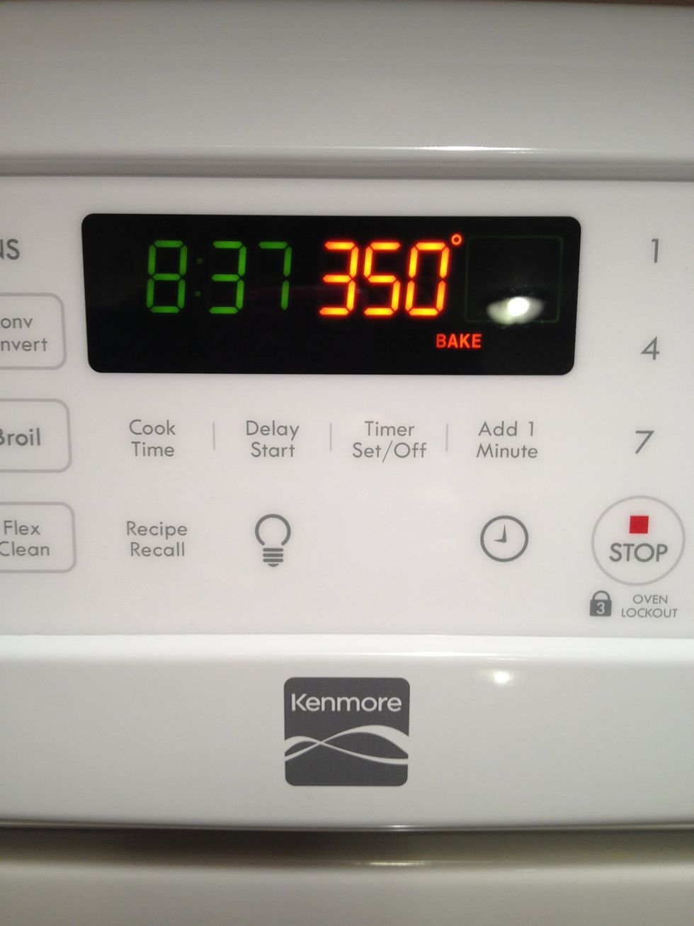 Preheat the oven to 350 degrees.