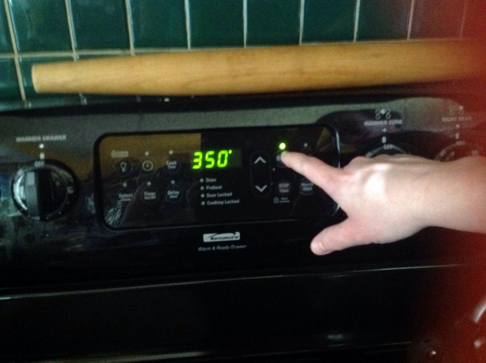 Preheat the oven to 350 degrees