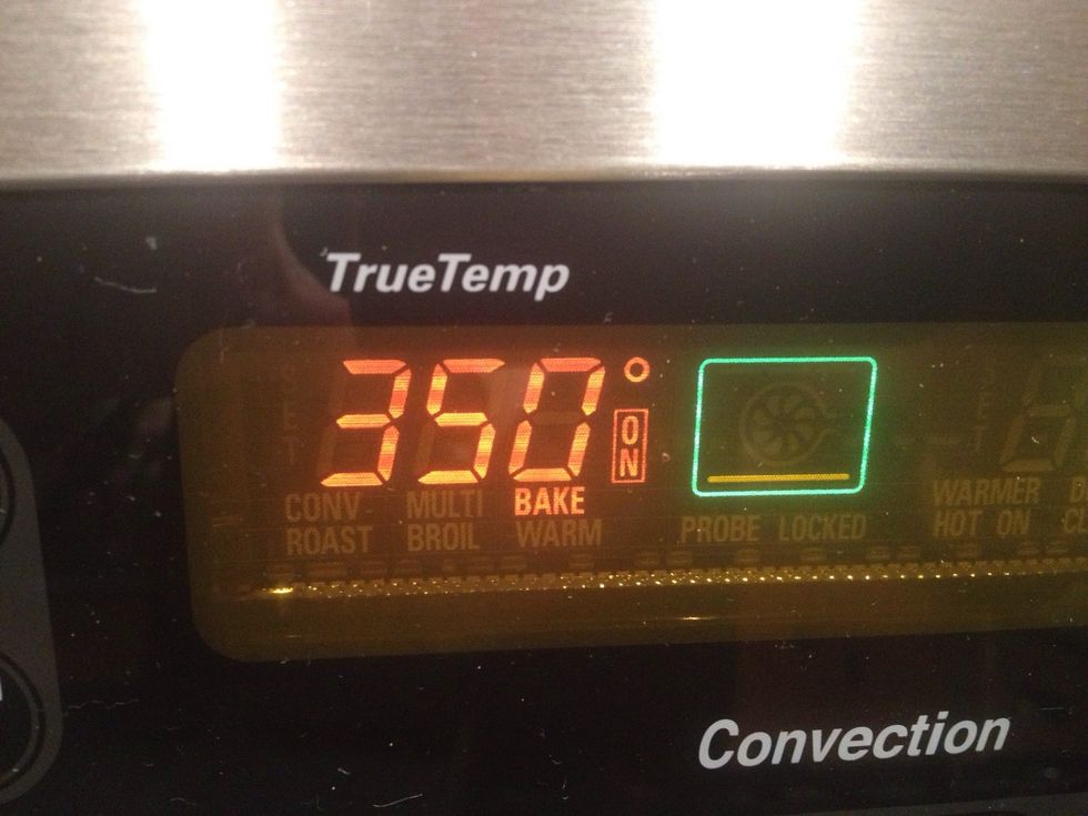 Preheat the oven to 350 F