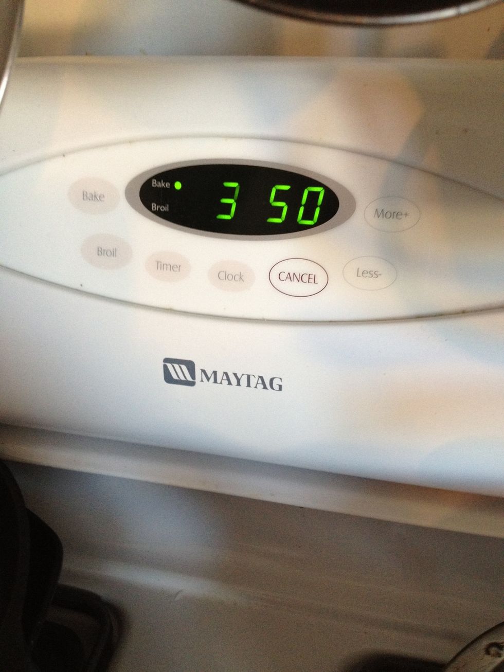 Preheat the oven to 350\u00b0F.