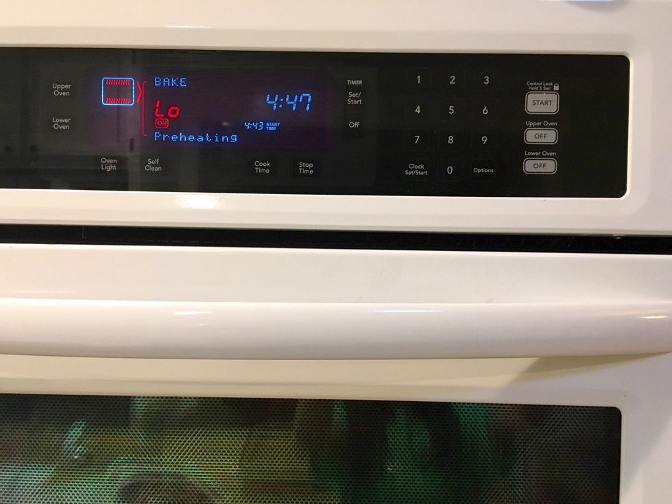 Preheat the oven to 350f