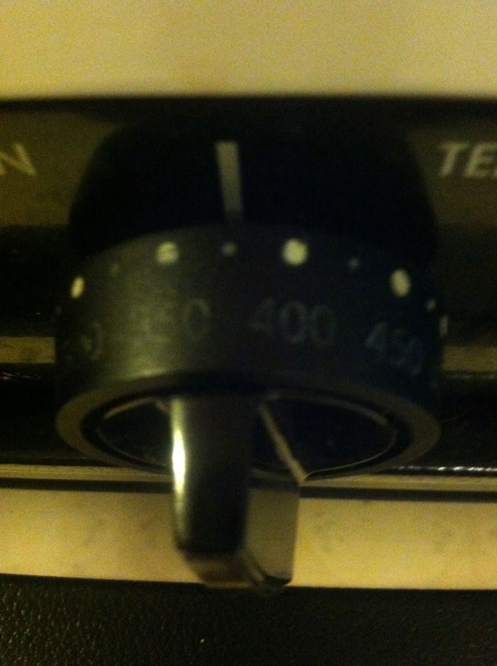 Preheat the oven to 375.