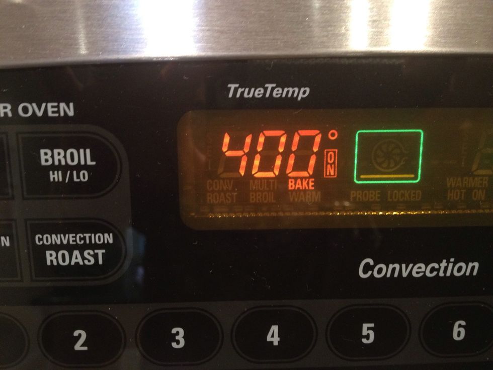 Preheat the oven to 400 degrees.