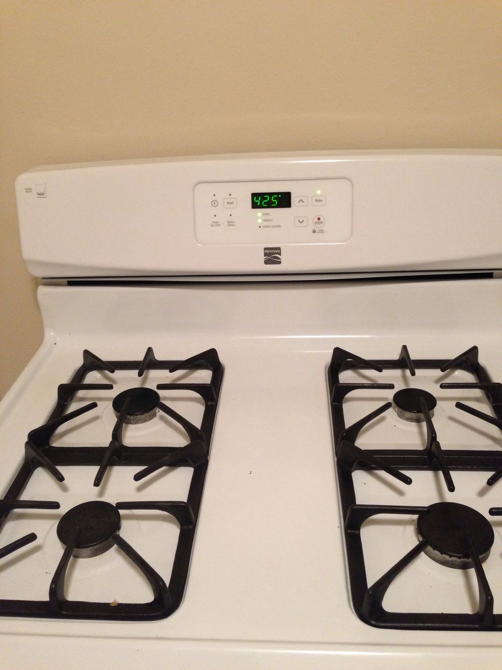 Preheat the oven to 425 degrees f.