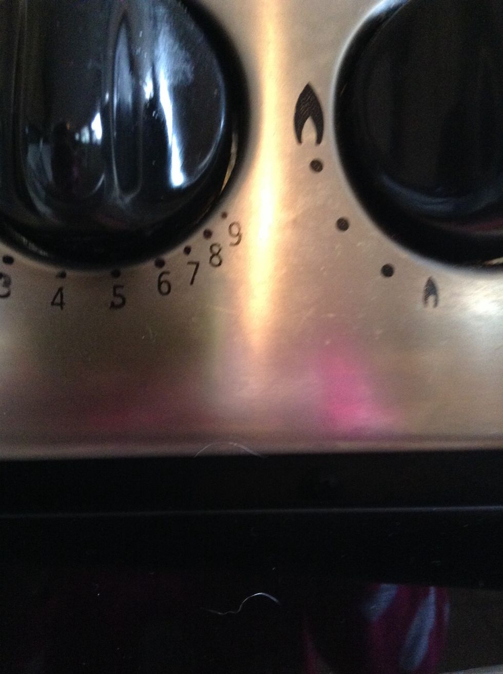 Preheat the oven to gas mark 4 (180 degrees Celsius)