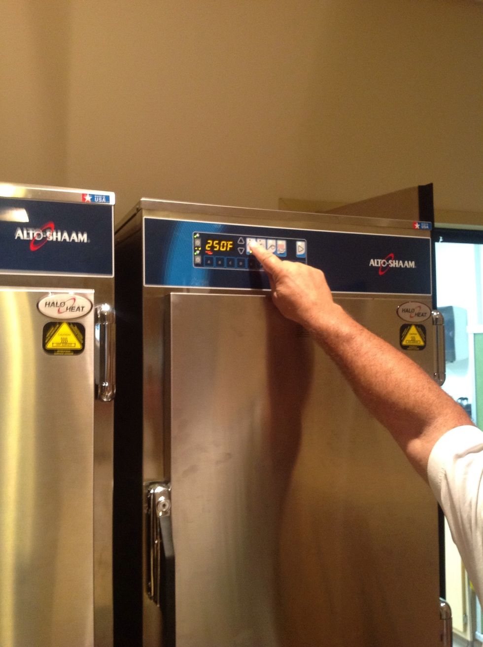 Preheat to 250F (121C).