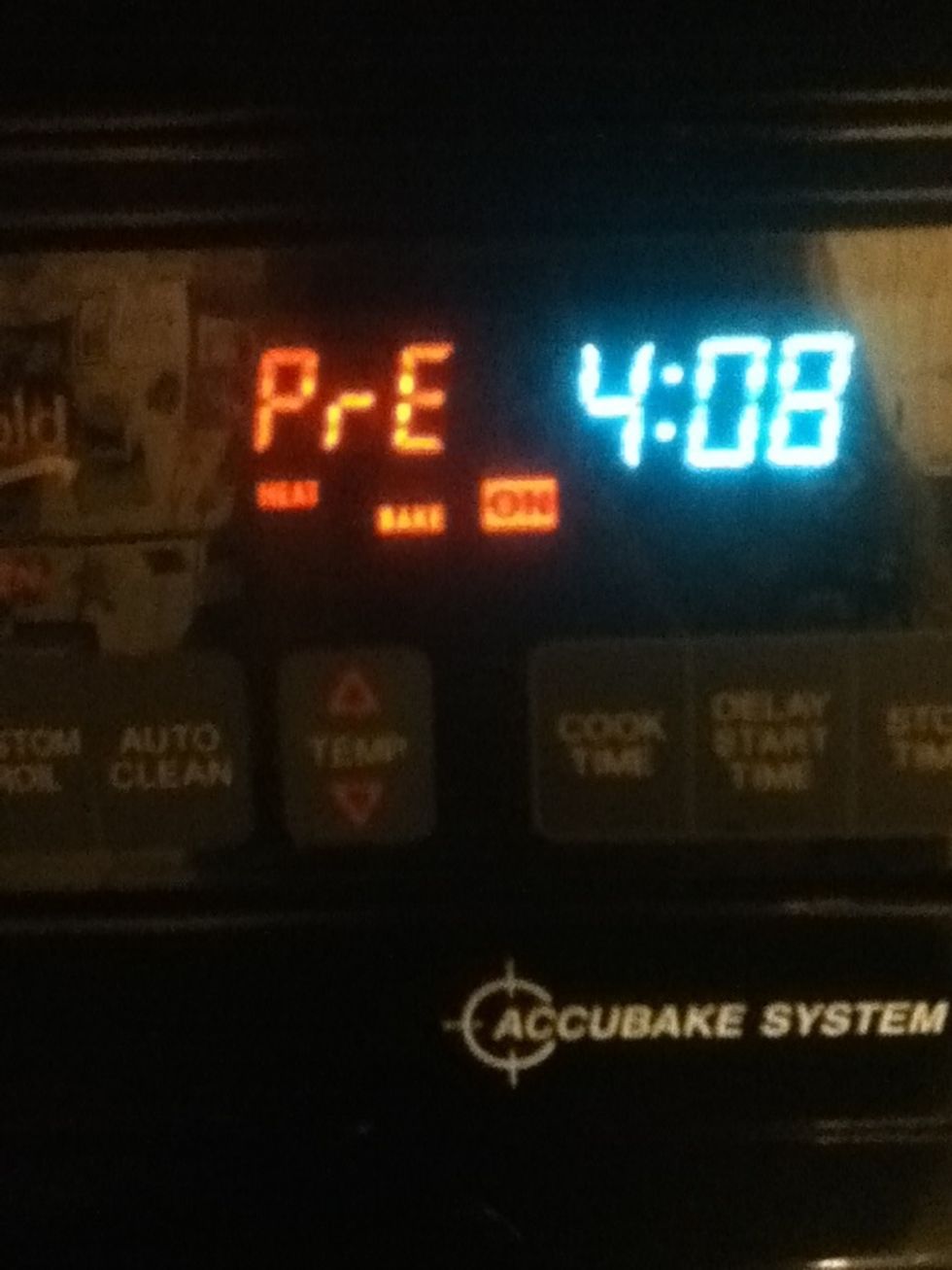 Preheat to 325\u00b0F