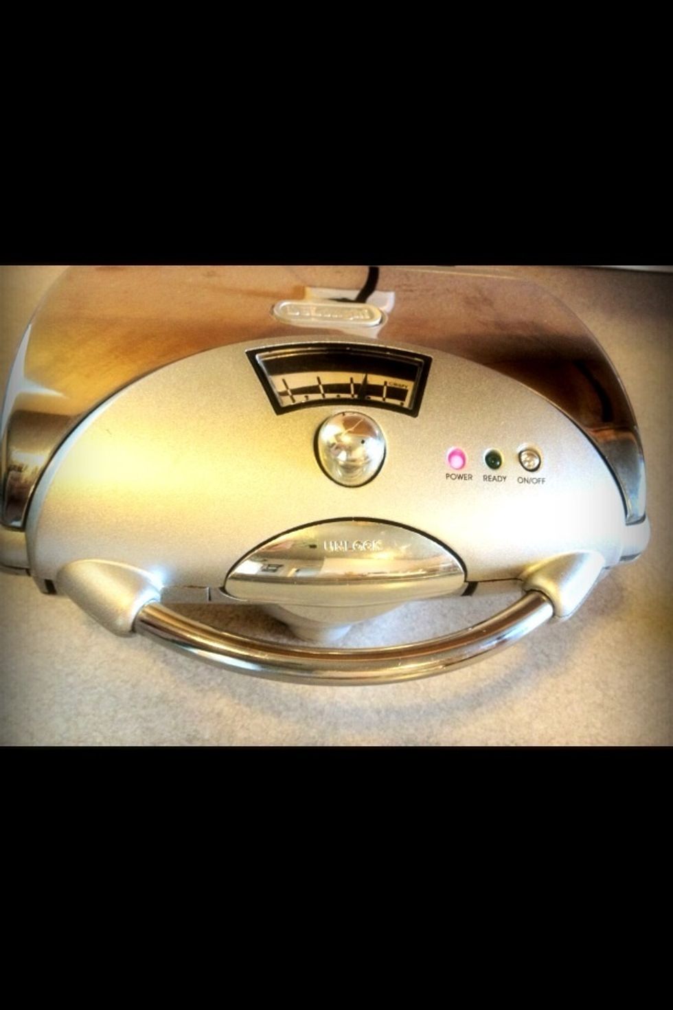 Preheat waffle iron. Spray with cooking spray.