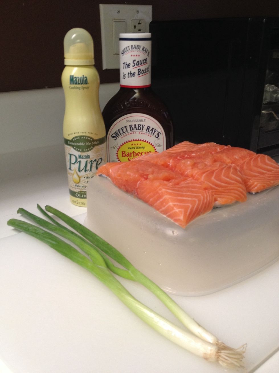 Preheat your broiler. Meanwhile, Gather your ingredients.