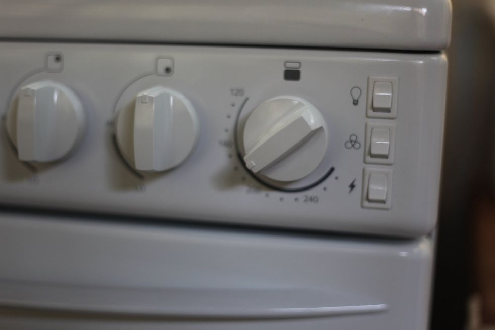 Preheat your oven to 180 degrees. This is a fan forced gas oven with the fan on. If yours is not fan forced. 200 degrees is fine.