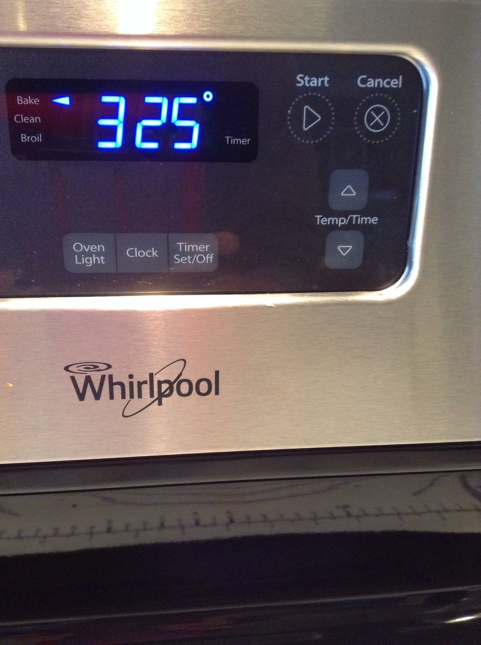 Preheat your oven to 325