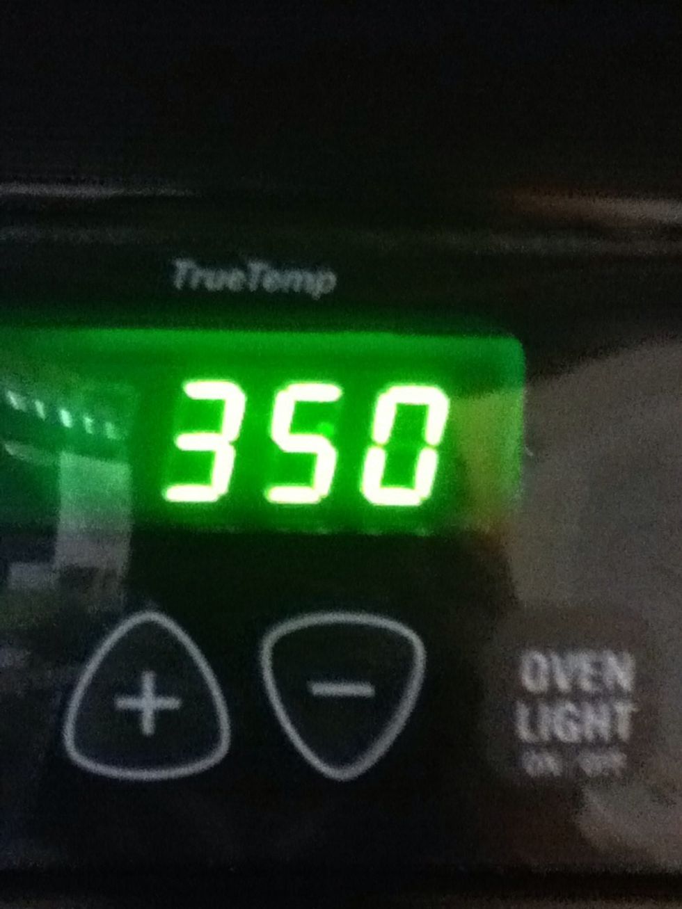 Preheat your oven to 350 degrees F.