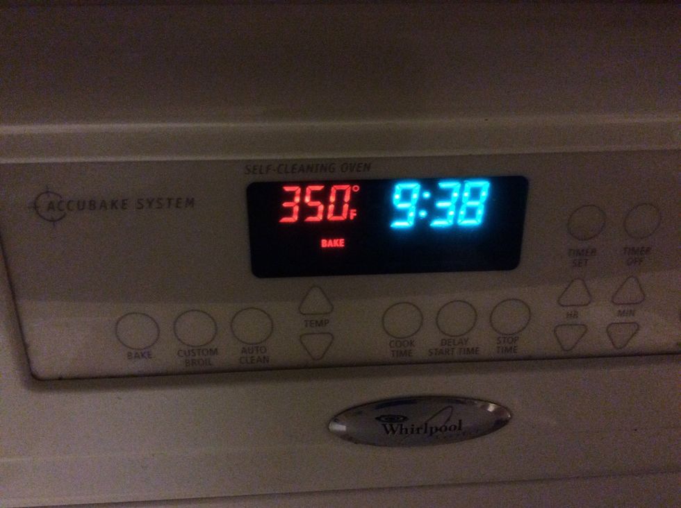 preheat your oven to 350