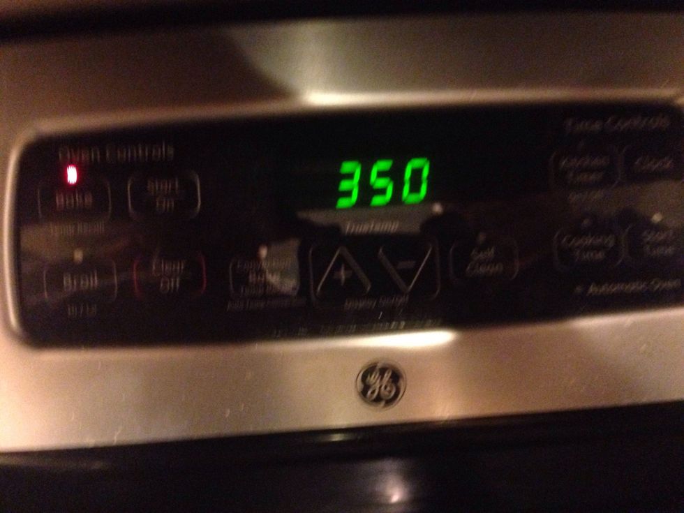 Preheat your oven to 350