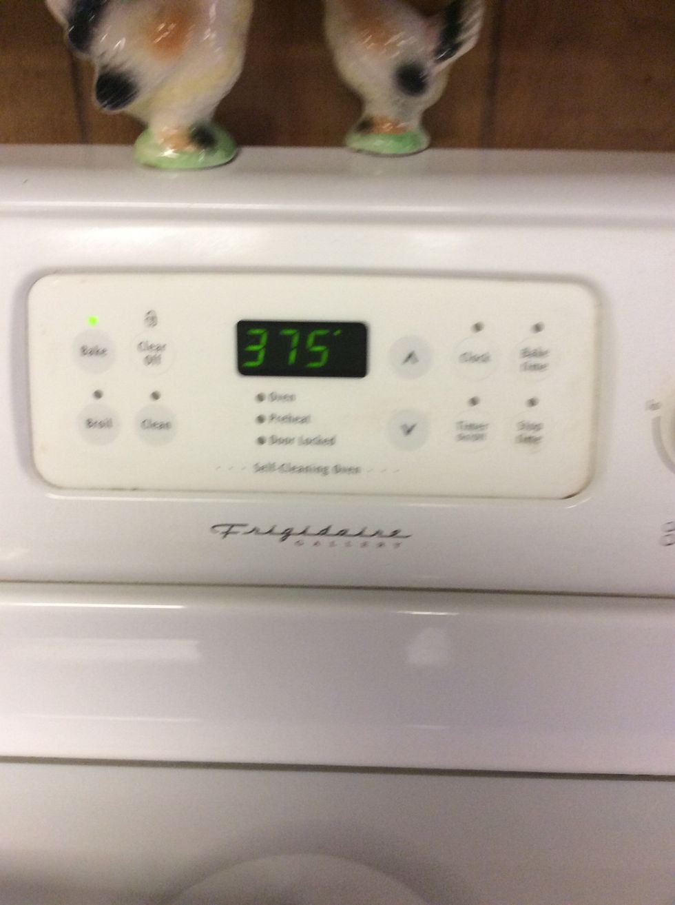 Preheat your oven to 375 degrees.