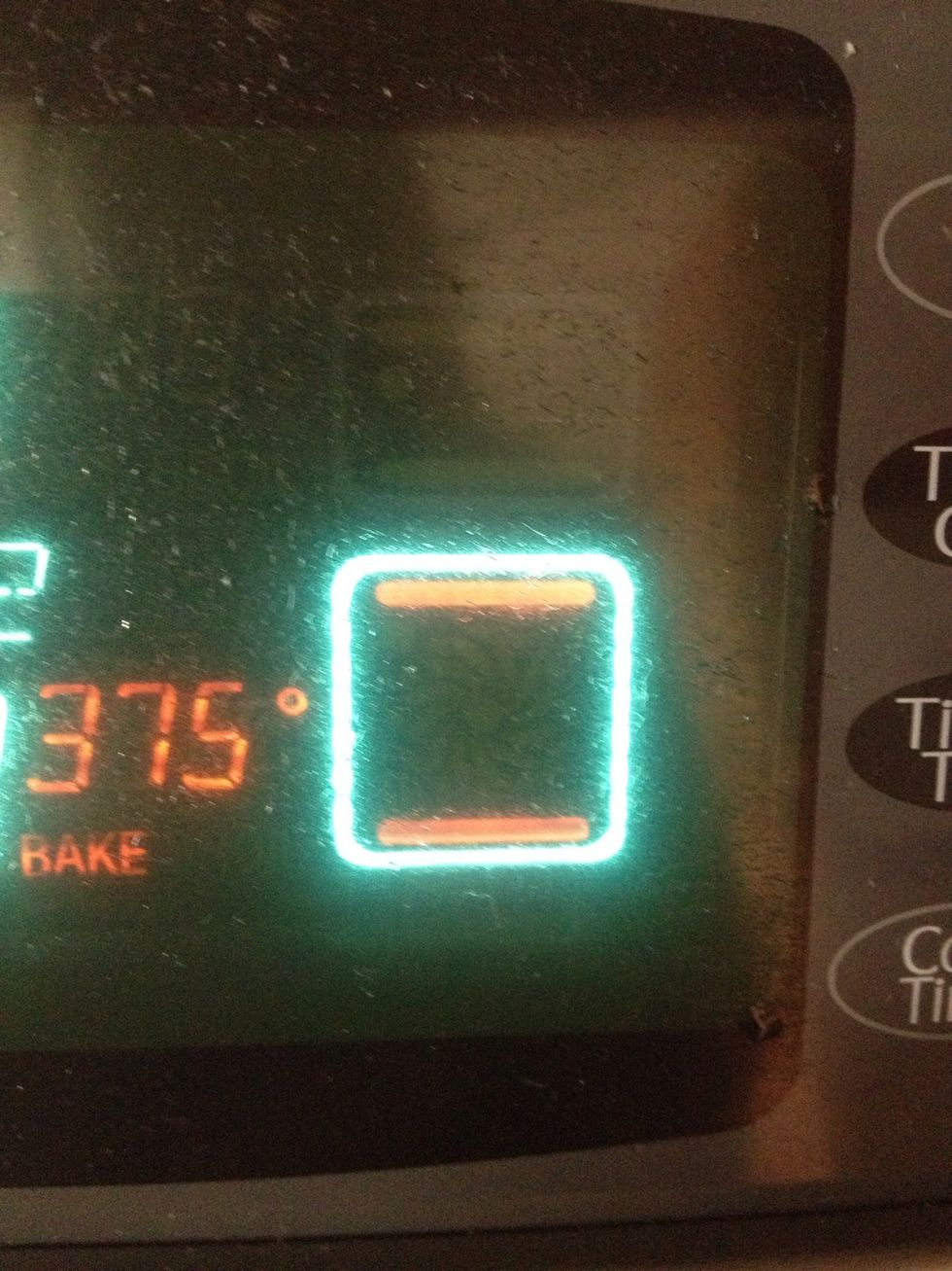 Preheat your oven to 375F.