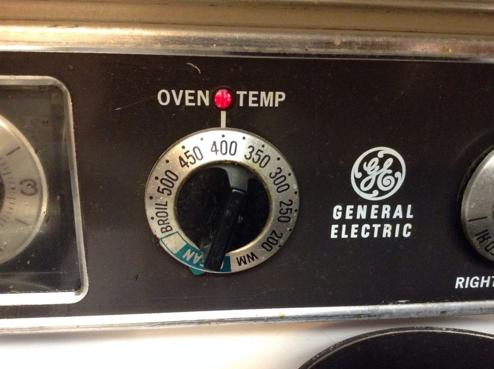 Preheat your oven to 400 degrees.