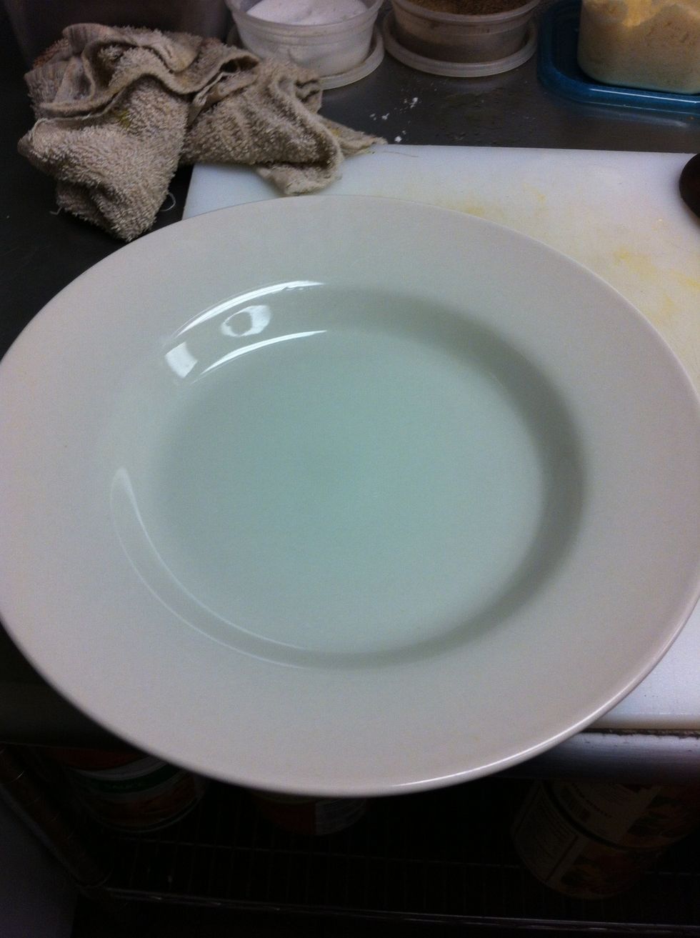 Prep CLEAN & DRY big bowl.