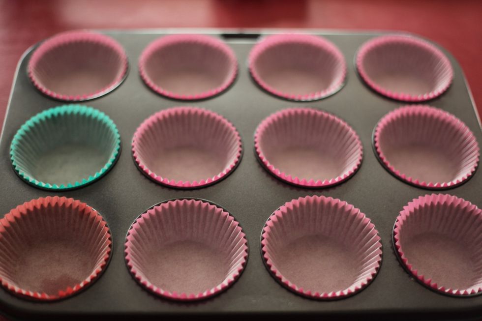 Prep for lazies: You need these! Cupcakey things. Cups, holders, moulds, papery thingos, whatever you want to call them. We used 24 of them. If you don't have them use oiled muffin trays.