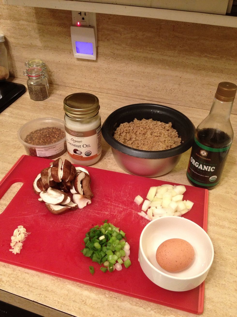 Prep your ingredients ahead time.