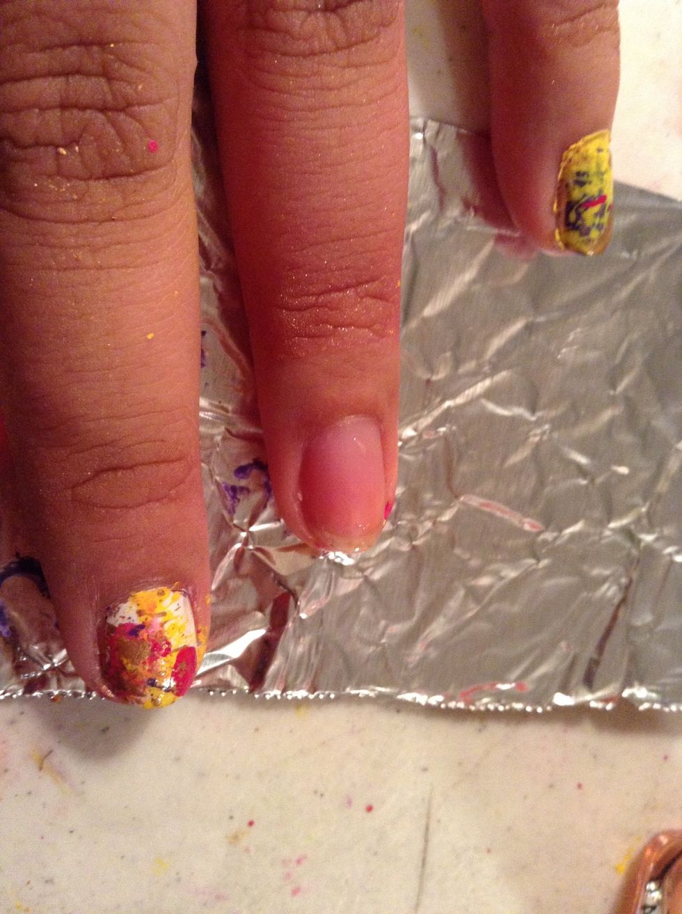 Prep your nail and apply your base coat