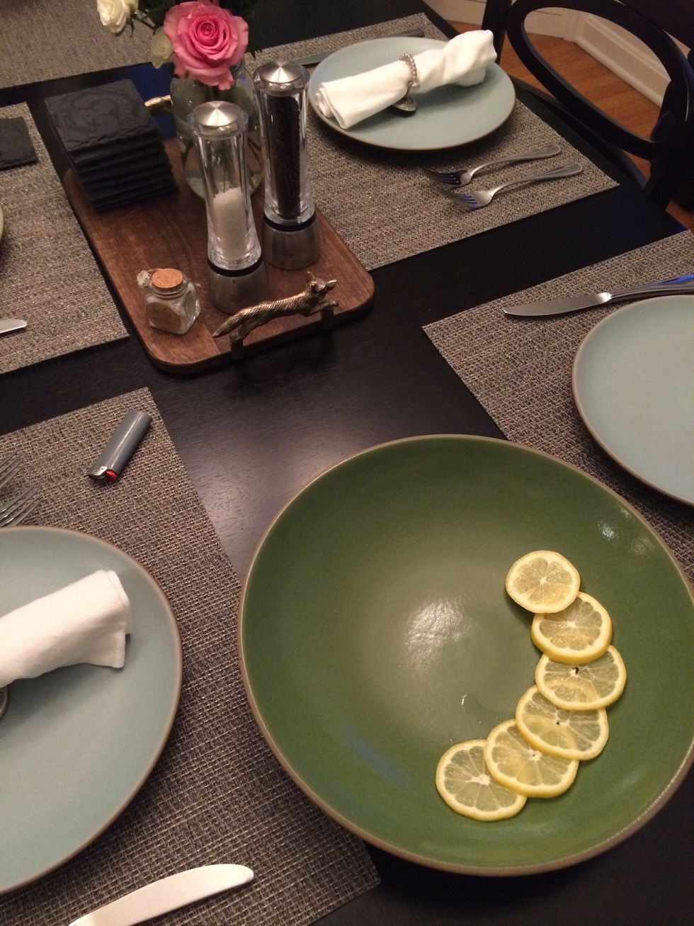 Prep your serving dish