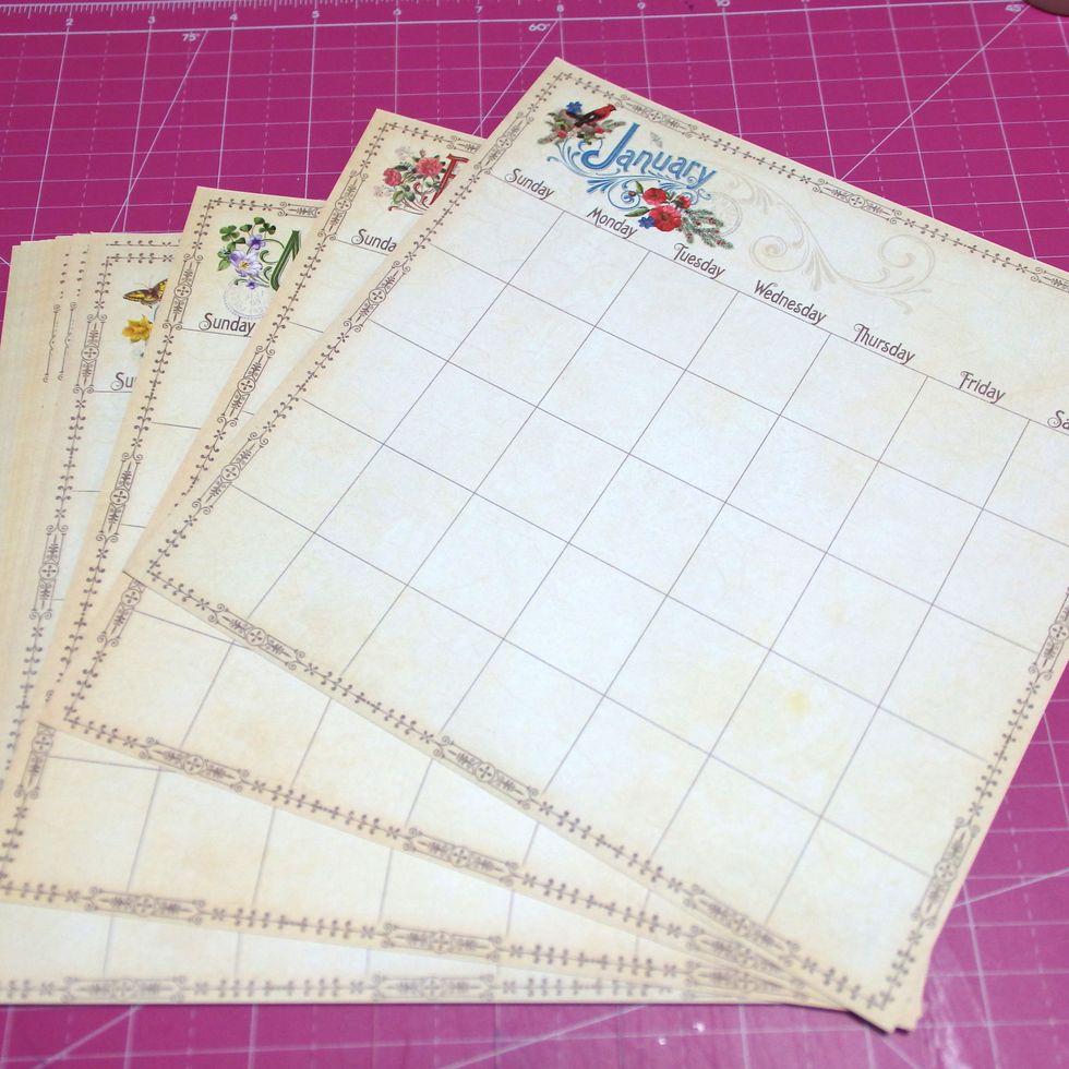 Prepair Calender  pad