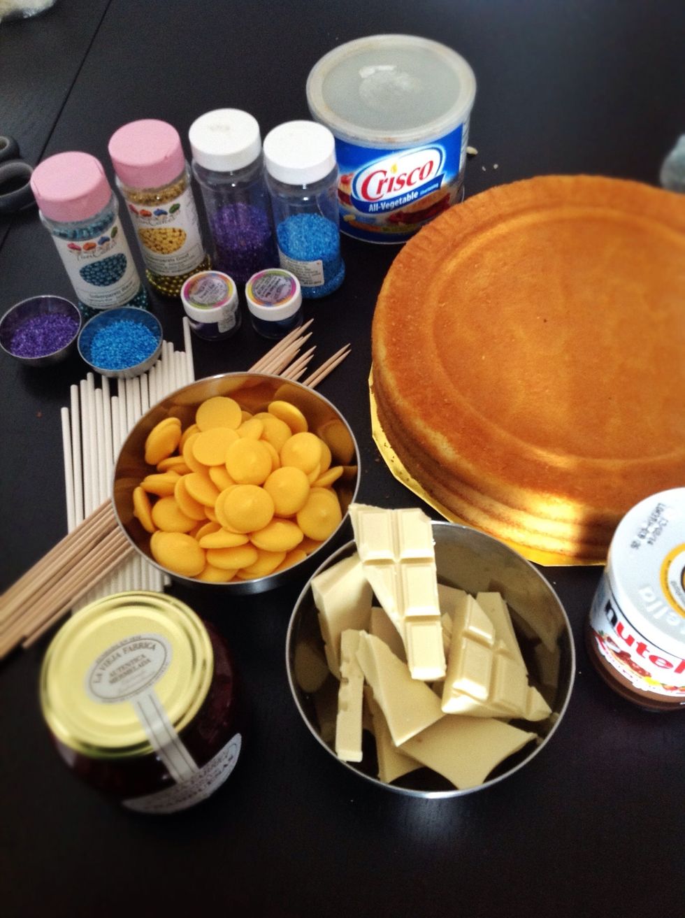 Preparamos la zona de trabajo con todos los ingredientes a mano.