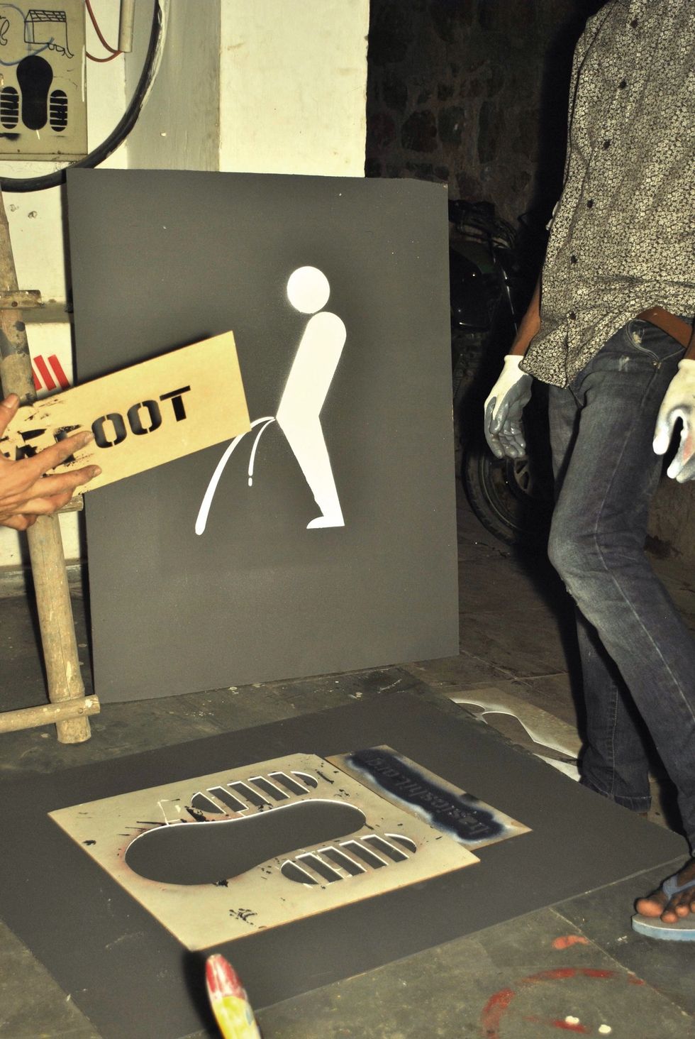 Preparation of the panel