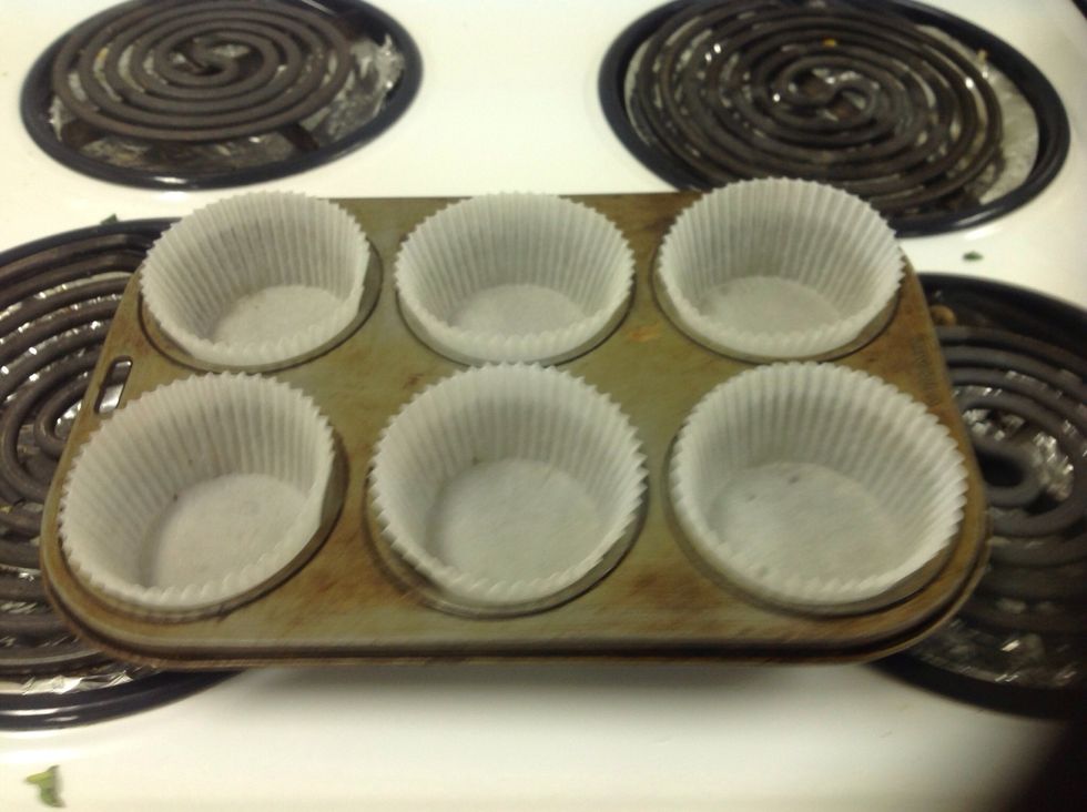 Prepare 12 patty pans in a muffin tray, the mixture tends to stick to the pan so I suggest spraying them with oil to help it not stick to the patty pans