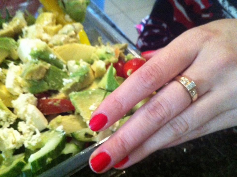 Prepare a fresh salad