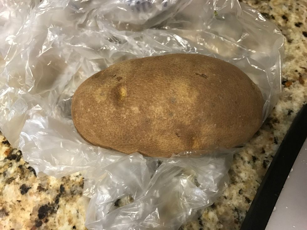 Prepare a potato (based on personal preference)