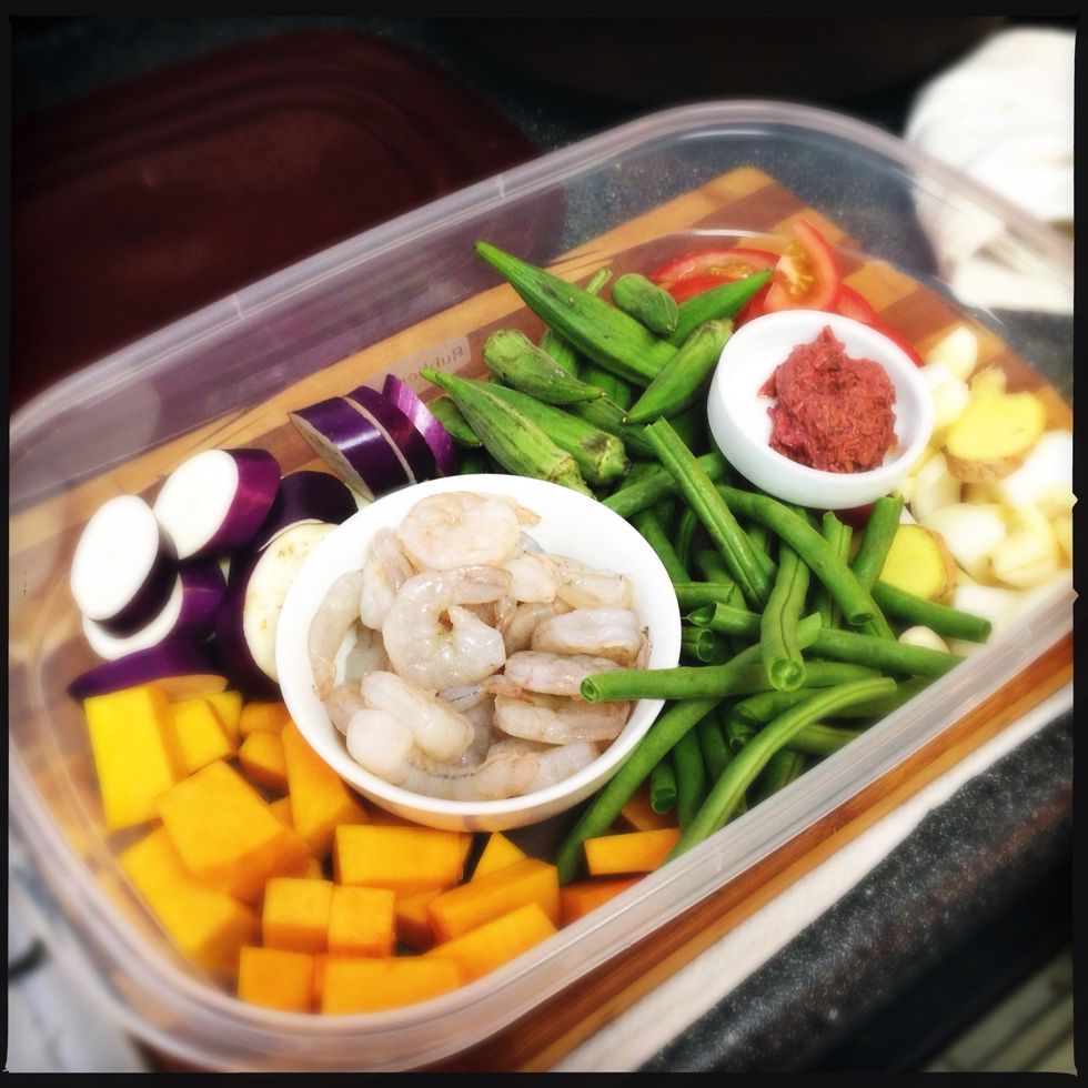 Prepare all ingredients