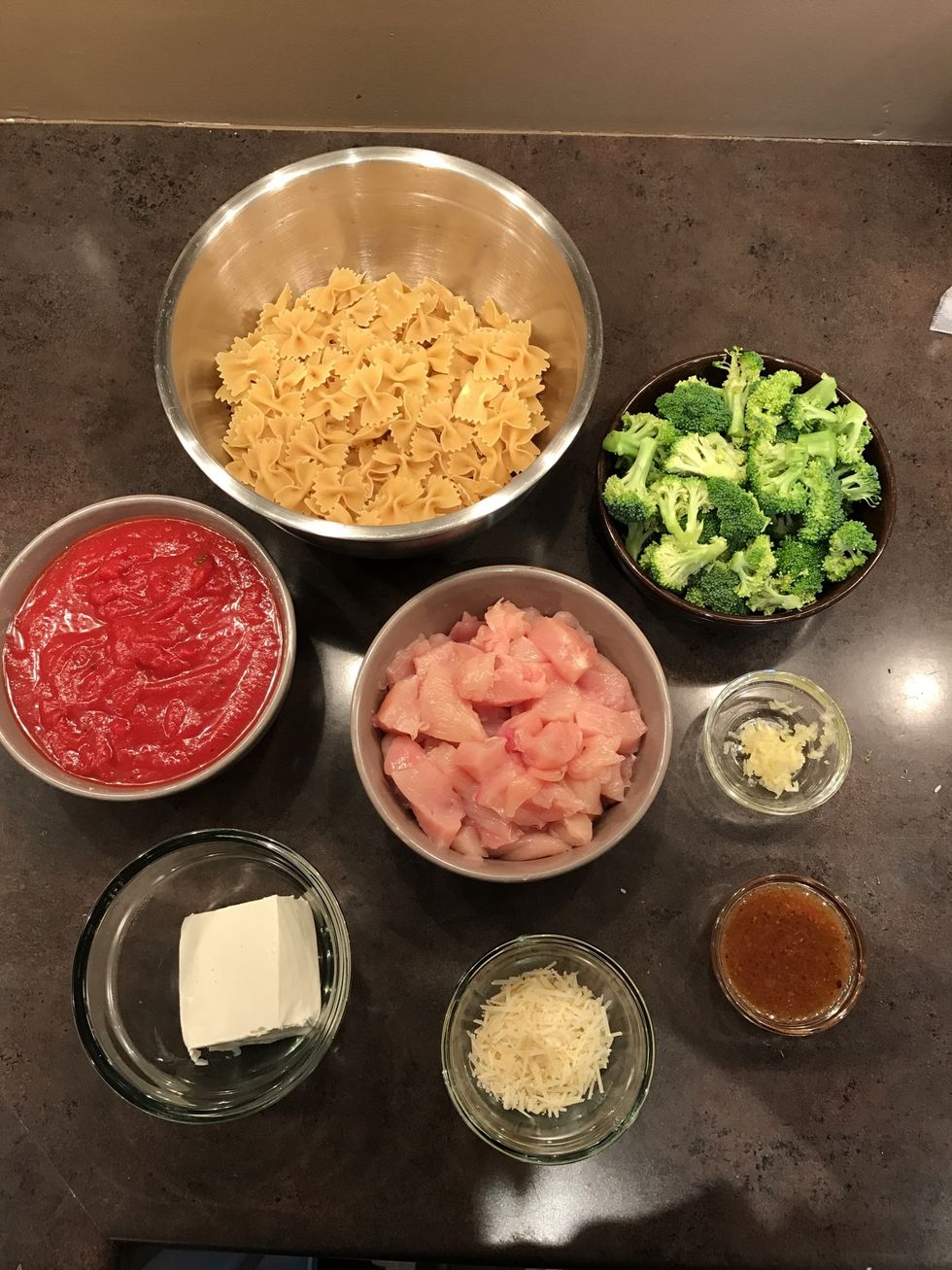 Prepare and measure all ingredients