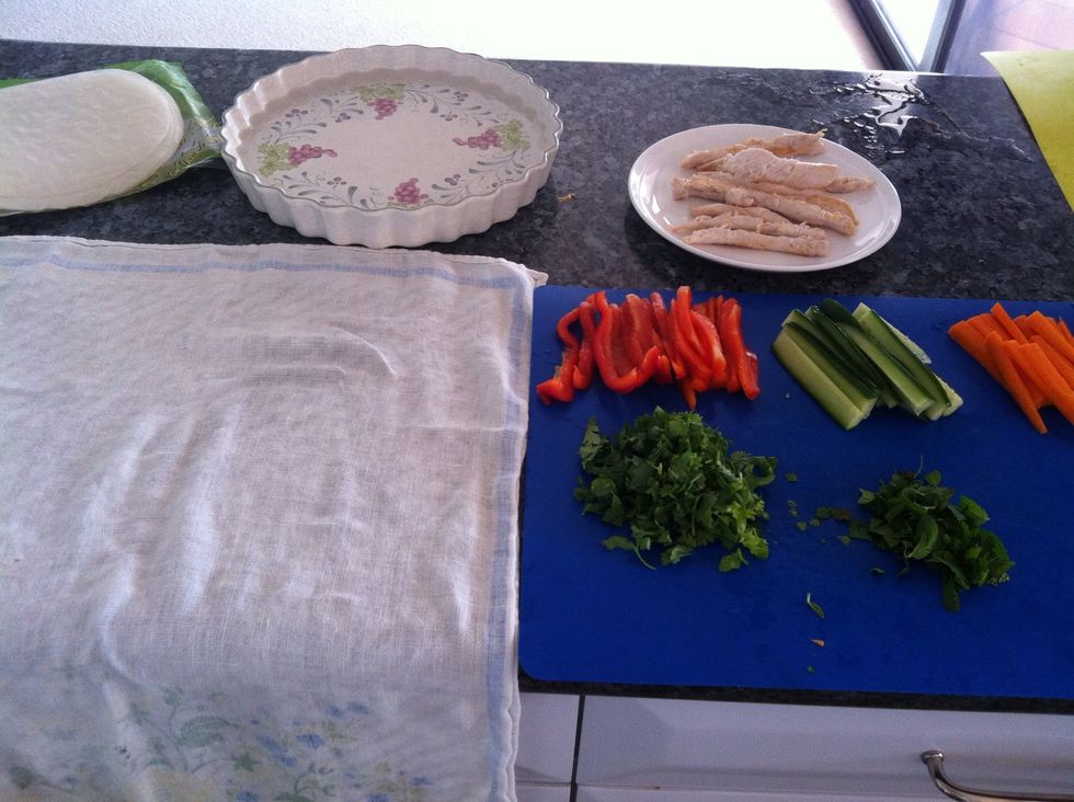 How to cook rice paper rolls B+C Guides