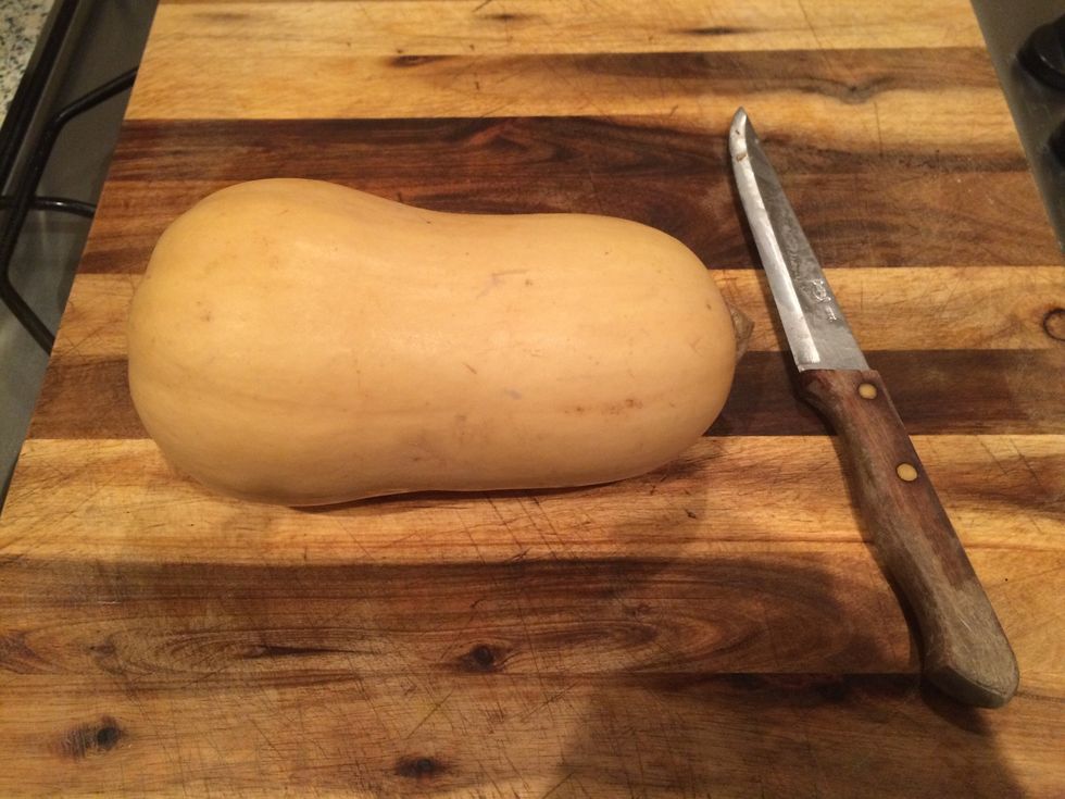 Prepare butternut squash if using!