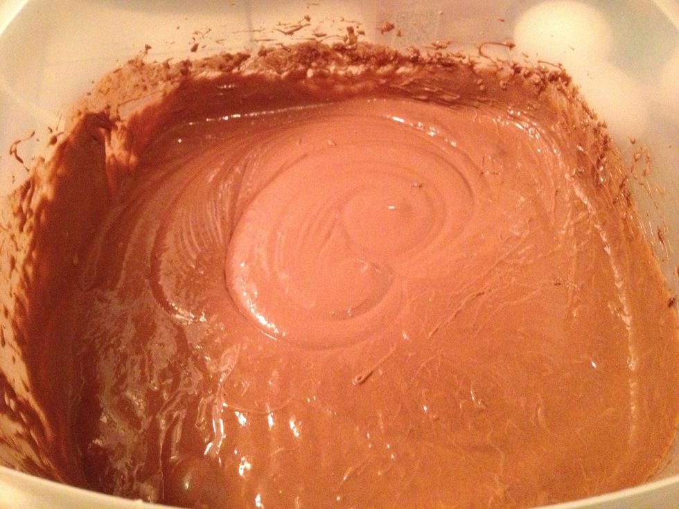 Prepare cake batter as directed on the box