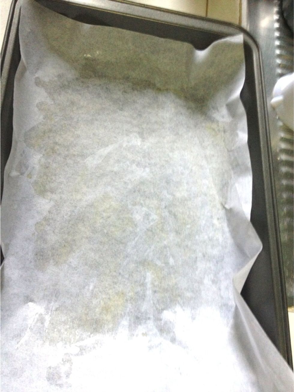 Prepare cookie sheet. Layered with baking sheet and smear lil bit of olive oil. You can spray it with non-stick spray