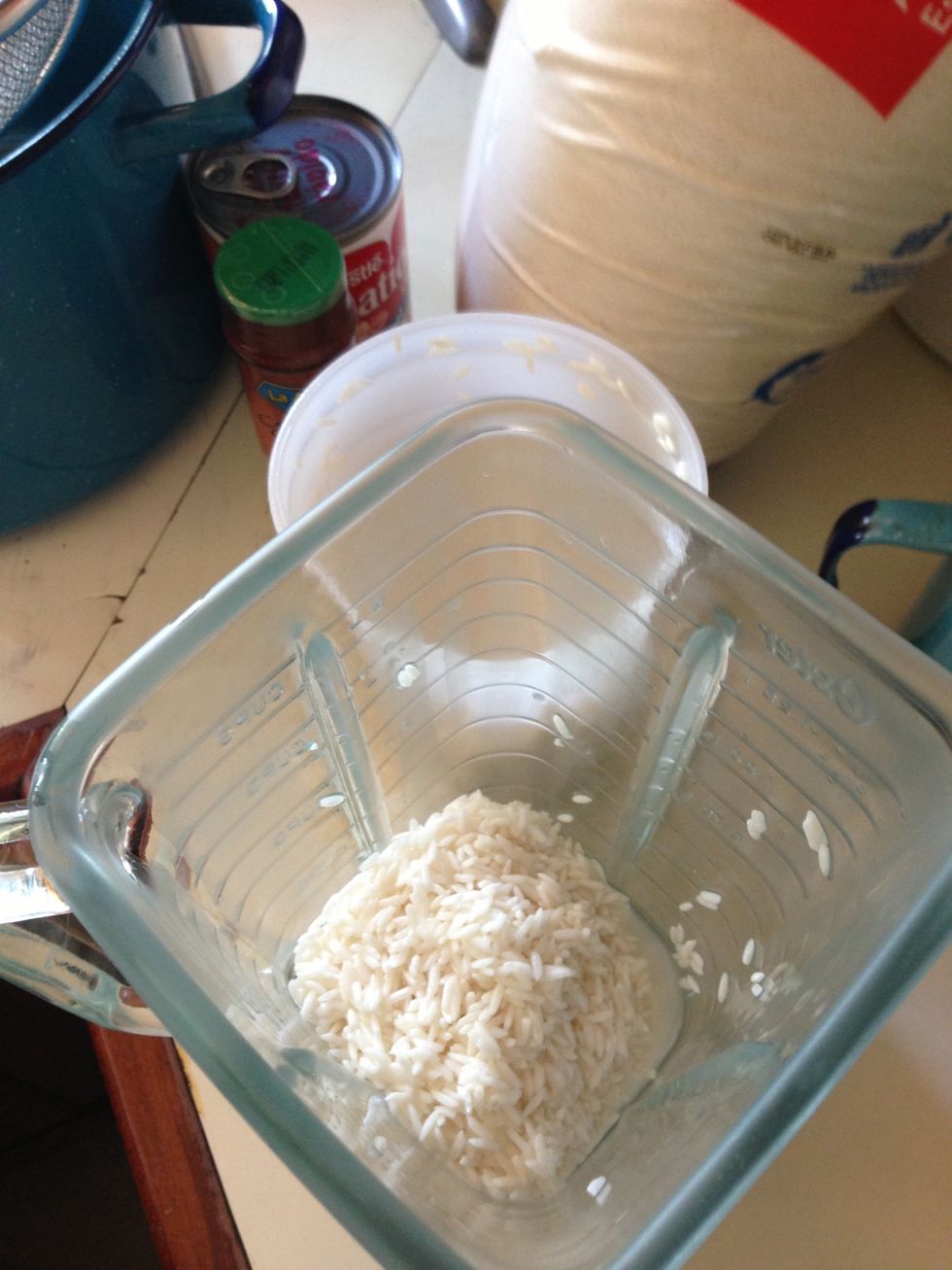 prepare for blending. but not all rise, you will repeat this process