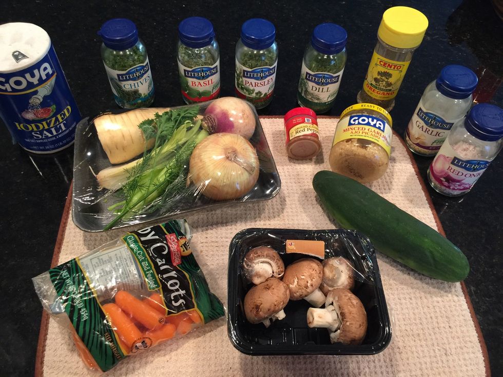 Prepare ingredients.
